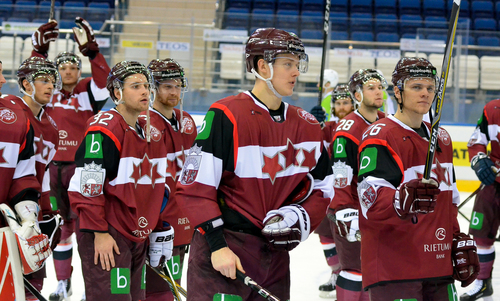 LHF Latvijas hokeja izlase un sieviešu valstsvienība februārī