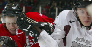 Foto Latvijas U20 izlase pirmajā PČ Elites grupā