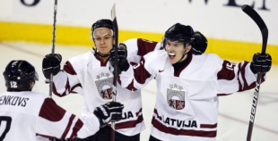 Foto 2012 IIHF PČ U20 Latvijas U20 izlase