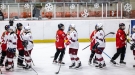 Latvijas U18 sieviešu hokeja izlase spraigā spēlē piekāpjas Lietuvas vienaudzēm