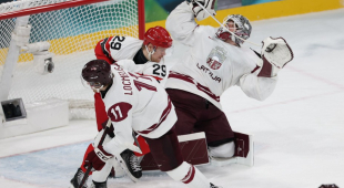 Pēdējā grupu turnīra spēlē sāpīgs zaudējums pret Dāniju