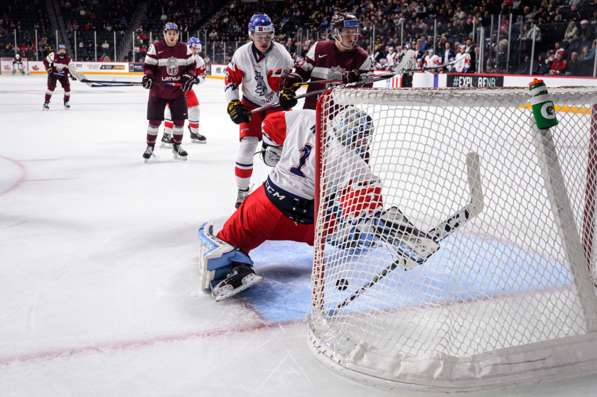Latvija pirmajā pārbaudes spēlē piekāpās Čehijas izlasei
