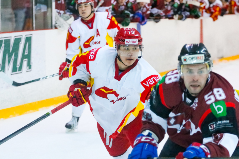 Latvijas klubu izlase arī otrajā pārbaudes cīņā apspēlē Ķīnas valstsvienību