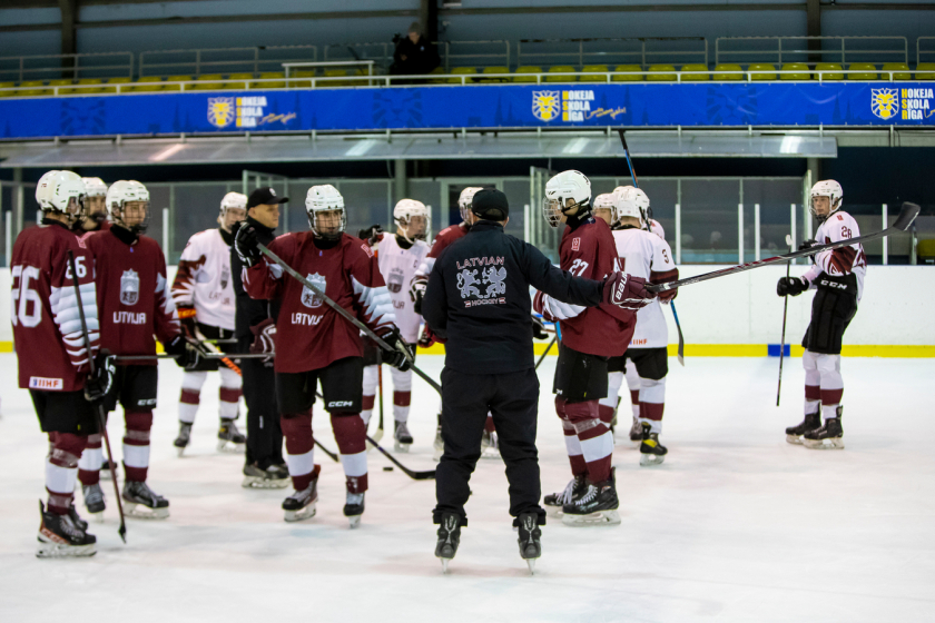 Paziņoti Latvijas U-18 hokeja izlases kandidāti Pasaules čempionātam elitē